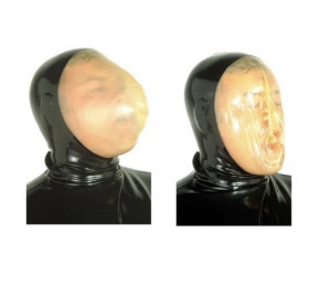 latex vacuum mask