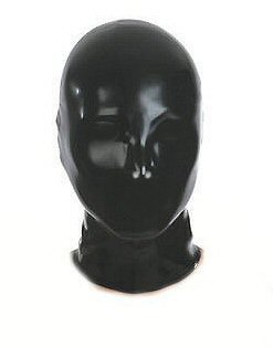 latex hood with nose holes